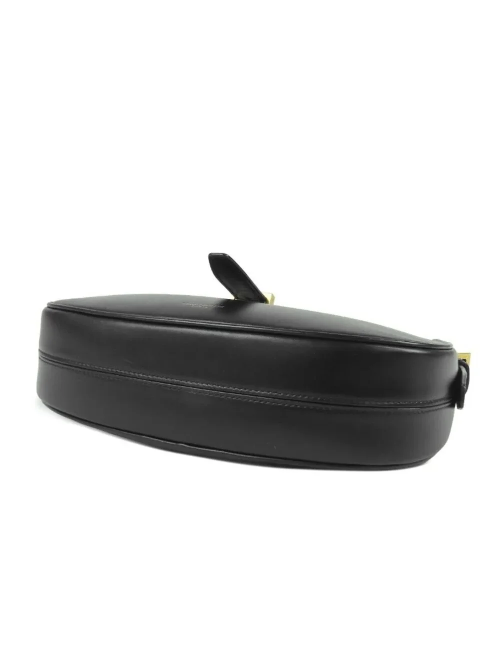 Saint Laurent le Fermoir Black Leather Hobo